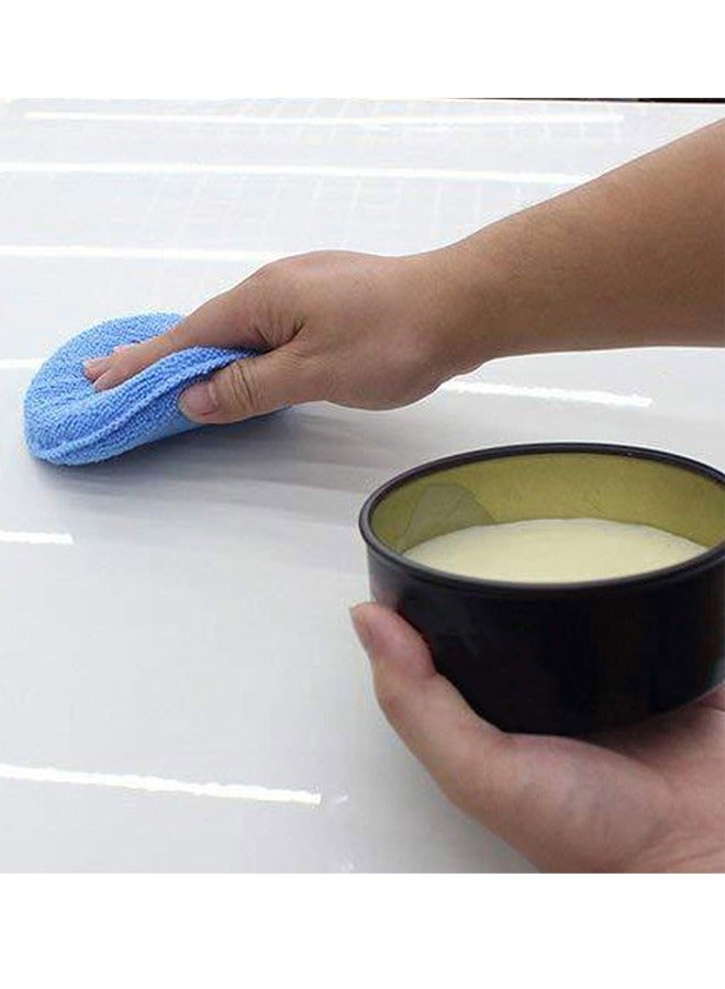 12pcs Microfiber Wax Applicator, 5 Diameter Ultra-Soft Microfiber Detailing Applicator Pads for Any Cars, Truck, Boat, Motorcycle and RV, Microfiber Round Foam Sponge Wax Polish for Hand Polish Blue - Image 2