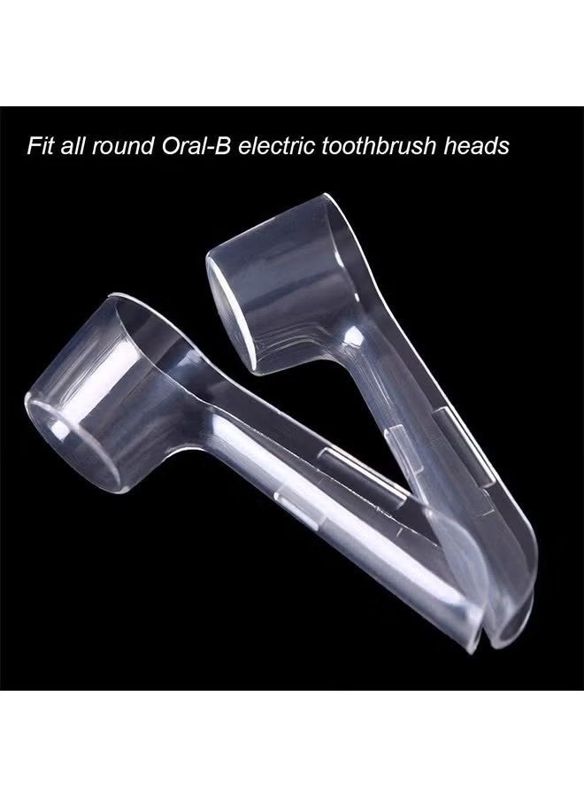 عبوة من 10 أغطية لفرشاة الأسنان الكهربائية، رؤوس فرشاة، أغطية واقية، أغطية رؤوس فرشاة الأسنان الكهربائية القابلة لإعادة الاستخدام، أغطية رؤوس فرشاة بديلة، مقاومة للغبار، مناسبة للسفر والتخييم والمنزل والمدرسة - Image 5