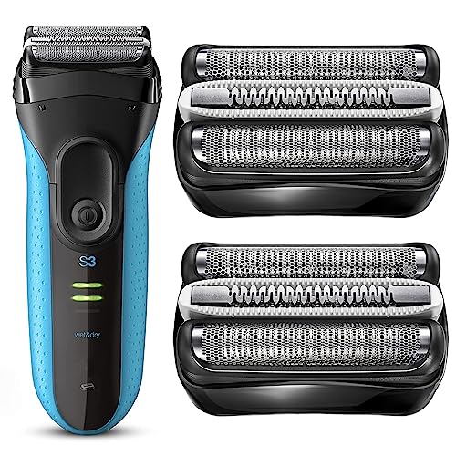 TEEYSO 32B Series 3 Replacement Head for Braun ProSkin Electric Shaver, Compatible with Braun Foil Shaver 3000s 3010s 3020s 3030s 3040s 3050cc 3070cc 3080s 3090cc 320 330 340 350cc (2 Pack) - Image 1