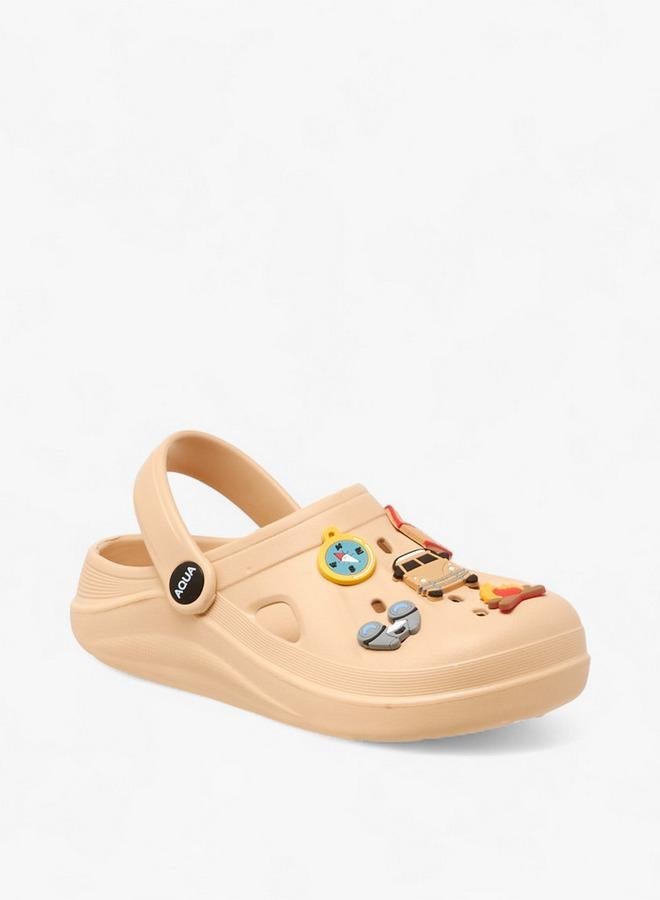 Aqua Boys Jibbitz Accent Clogs - Image 2