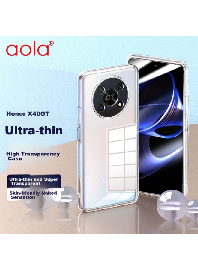 Australian Wave Aolang Suitable For Honor X40 Gt Phone Case, Honor X40 Gt Racing Edition Protective Cover, Shockproof Full Coverage Slim Tpu Soft Case For Men And Women, Transparent - Image 1