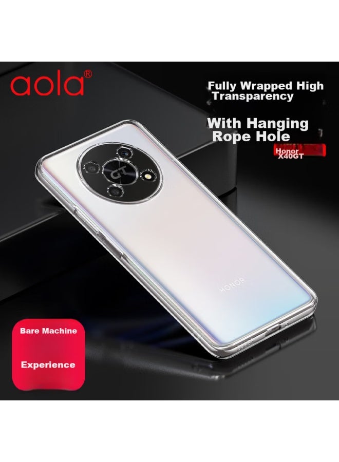 Australian Wave Aolang Suitable For Honor X40 Gt Phone Case, Honor X40 Gt Racing Edition Protective Cover, Shockproof Full Coverage Slim Tpu Soft Case For Men And Women, Transparent - Image 4