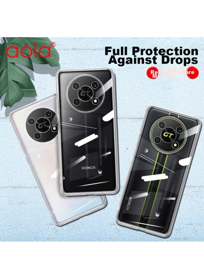 Australian Wave Aolang Suitable For Honor X40 Gt Phone Case, Honor X40 Gt Racing Edition Protective Cover, Shockproof Full Coverage Slim Tpu Soft Case For Men And Women, Transparent - Image 2