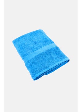Cotton home Textured Bath Towel, Blue  - Image 2