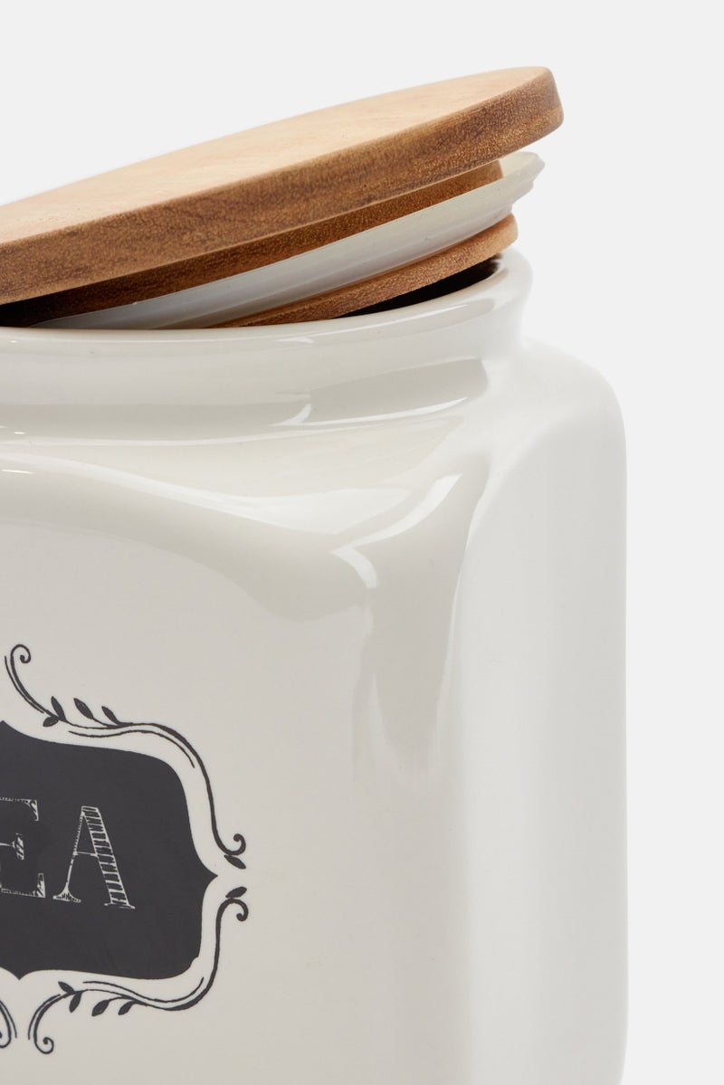 Creative Tops Stir It Up Ceramic Tea Jar, Cream - Image 3