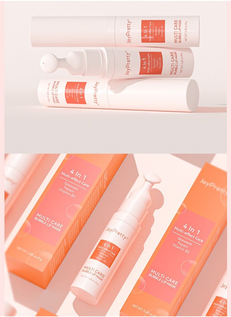 JoyPretty - Multi Care Bubble Lip Mask, Long-Lasting Hydrating Lip Gel, Lip Care to Remove Makeup, Fade Lip Lines, Improve Dry Peeling and Exfoliate for Women, 8g - Image 1