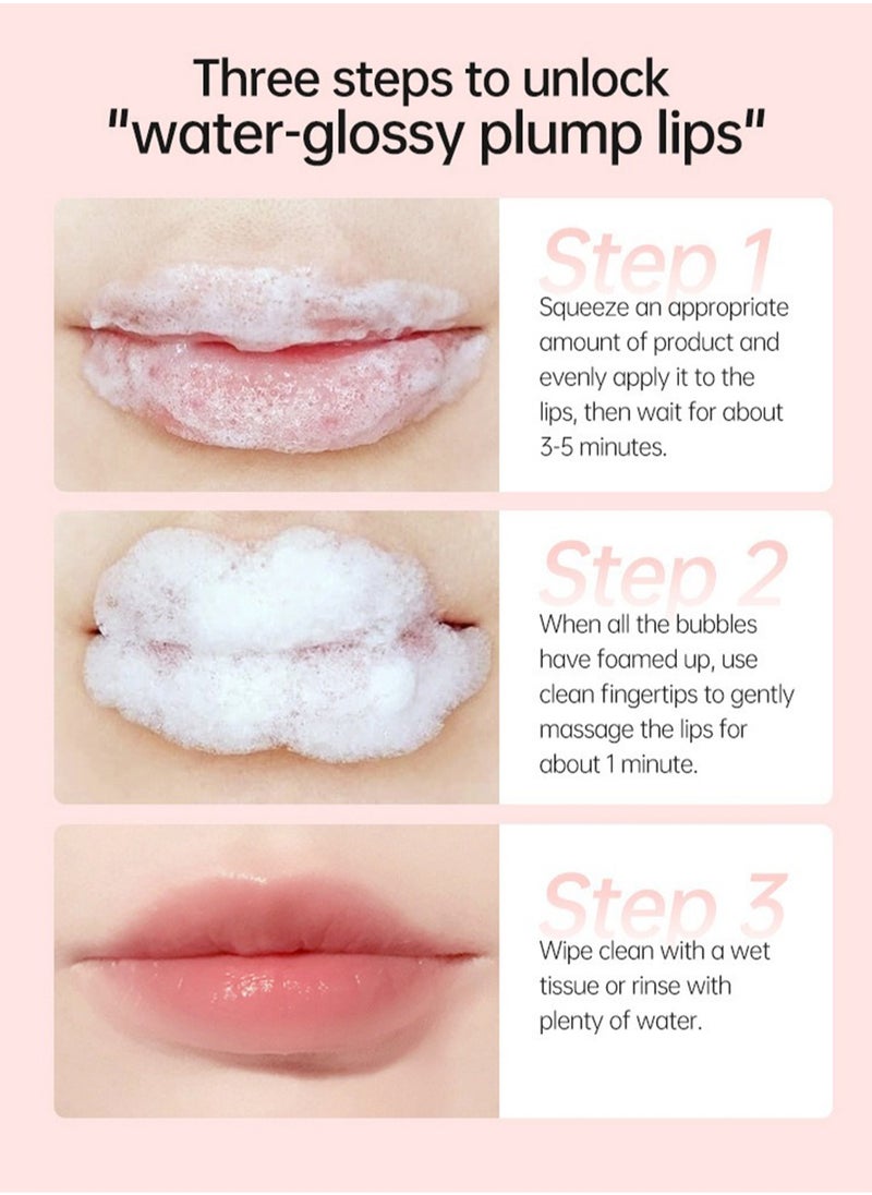 JoyPretty - Multi Care Bubble Lip Mask, Long-Lasting Hydrating Lip Gel, Lip Care to Remove Makeup, Fade Lip Lines, Improve Dry Peeling and Exfoliate for Women, 8g - Image 1