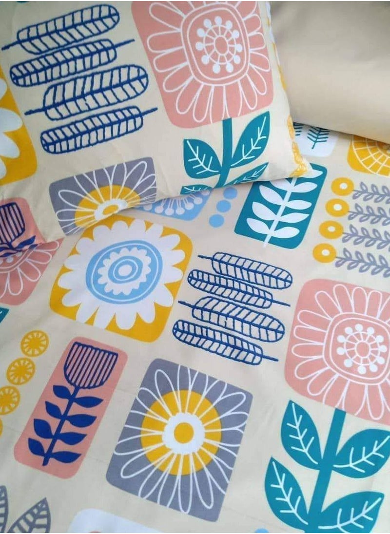 Bed sheets, Amriya bed sheet set, large bed, 5 pieces, size 275*240