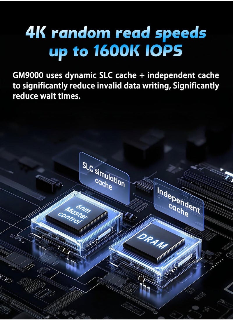 Predator - 4 تيرابايت 7400 ميجابايت/ثانية SSD PCIe NVMe Gen4 M.2 2280، محركات الأقراص الصلبة الداخلية، متوافقة مع PS5، كمبيوتر سطح المكتب، الكمبيوتر المحمول، بما في ذلك المبدد الحراري، وأدوات التفكيك وتعليمات التثبيت - Image 1