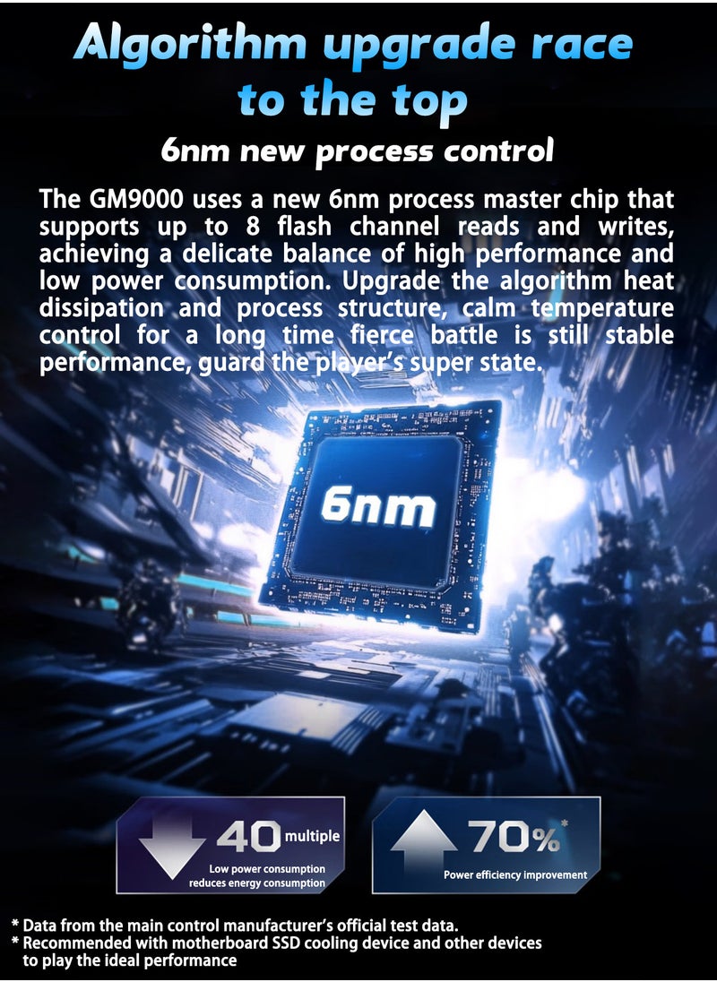 Predator - 4 تيرابايت 7400 ميجابايت/ثانية SSD PCIe NVMe Gen4 M.2 2280، محركات الأقراص الصلبة الداخلية، متوافقة مع PS5، كمبيوتر سطح المكتب، الكمبيوتر المحمول، بما في ذلك المبدد الحراري، وأدوات التفكيك وتعليمات التثبيت - Image 1