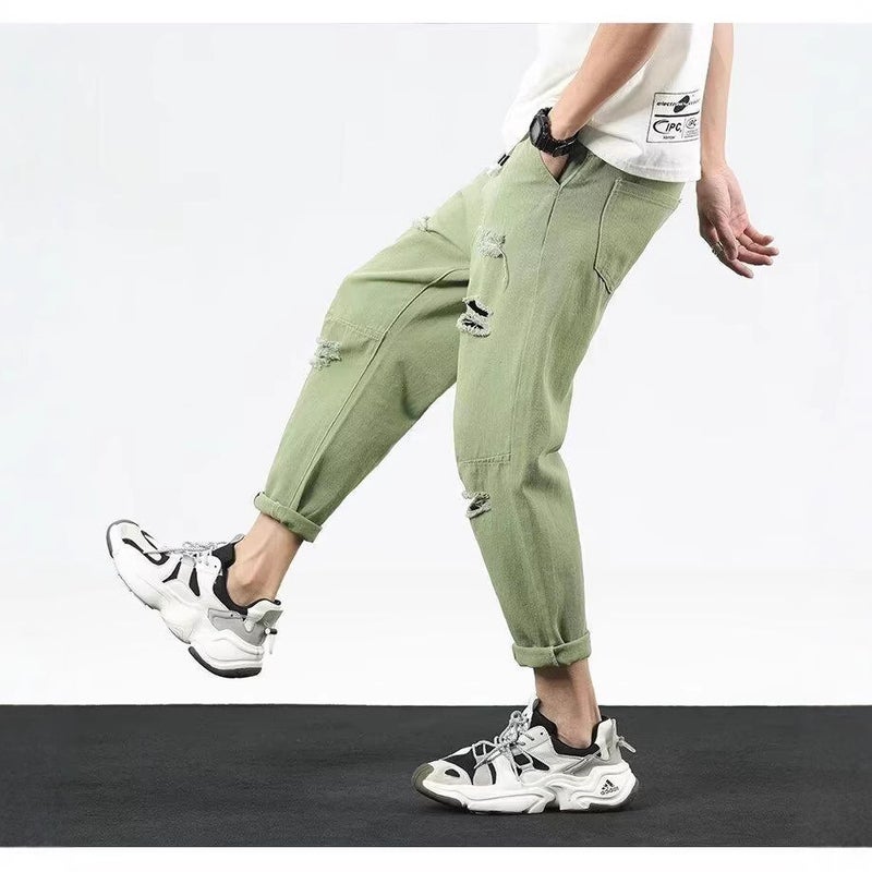 Unisex Classic Denim Jeans Loose Fit Daily Outdoor Wear - Image 5