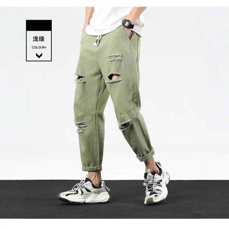 Unisex Classic Denim Jeans Loose Fit Daily Outdoor Wear - Image 4