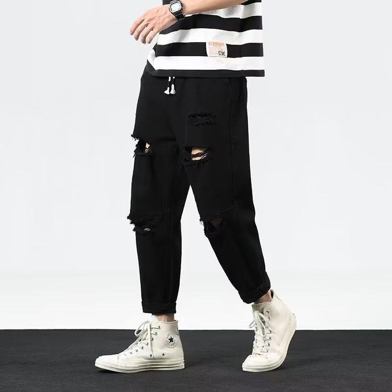 Unisex Classic Denim Jeans Loose Fit Daily Outdoor Wear - Image 2
