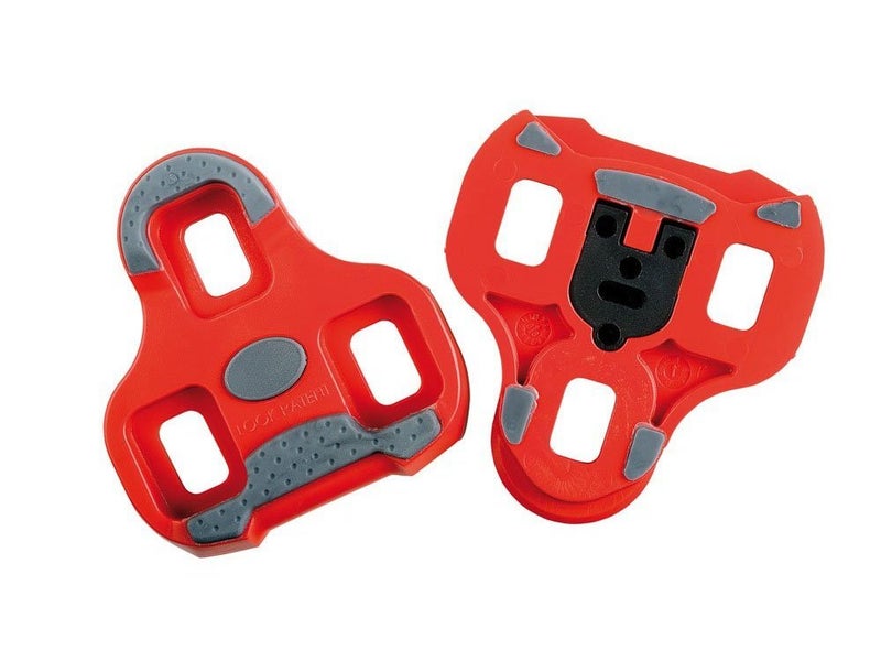 Look 2013 Keo Grip Road Bicycle Cleats (Red - 9 Degree Float)