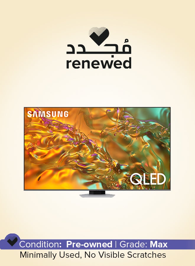 سامسونج مجدد - تلفاز ذكي، QLED، Q80D، 65 بوصة، 2024، معالج NQ4 AI Gen2، تحسين 4K بالذكاء الاصطناعي، مصفوفة كاملة مباشرة، نظام Tizen - Image 1
