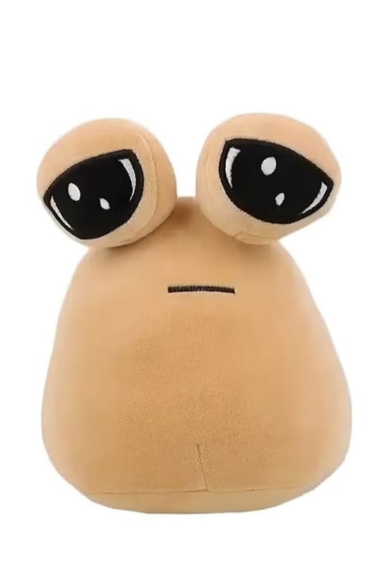 Gonice 8.6in Alien Sad Pou Plush Toy Stuffed Animal Hot Game, Emotion Alien Plushie Stuffed Animal Pou Doll, Children's Day Gift  - Image 1