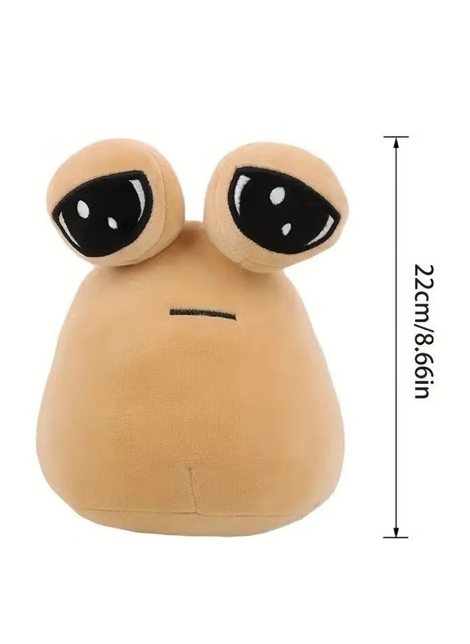 Gonice - My Pet Pou Plush Alien Plush Toy New Doll Big Eyes Snail Soft Children's Gift - Image 1