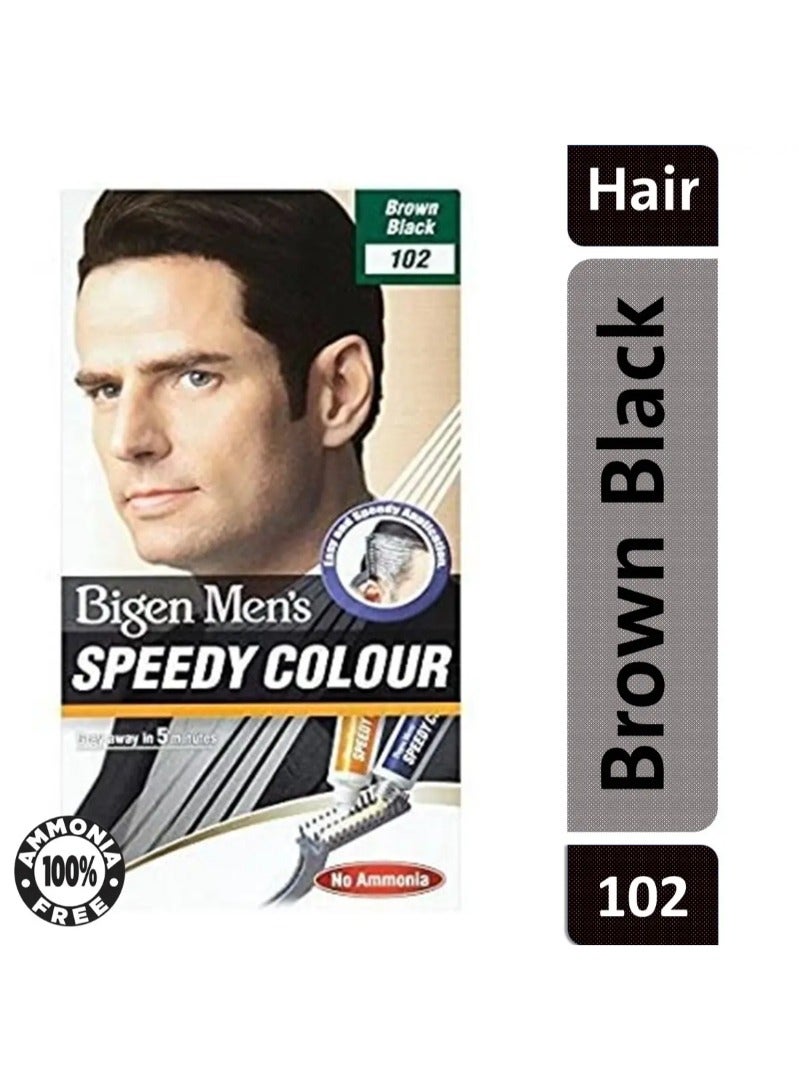 Bigen Hair Color Mens Speedy Brown Black 102
