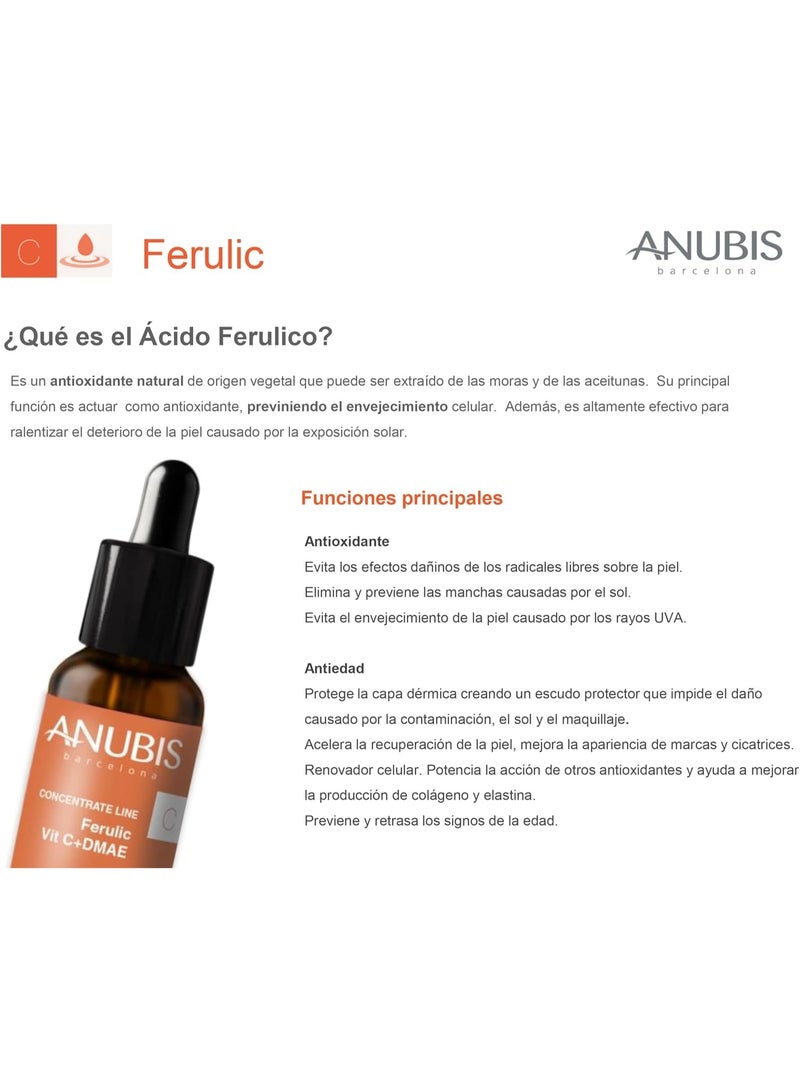 ANUBIS FERULIC VITA C+DMAE 20ML - Image 3