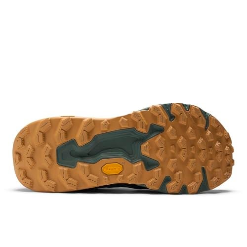 New Balance Men's Fresh Foam X Hierro V9 Trail Running Shoe, Dark Juniper/Black/Dried Apricot, 9 Wide - Image 2