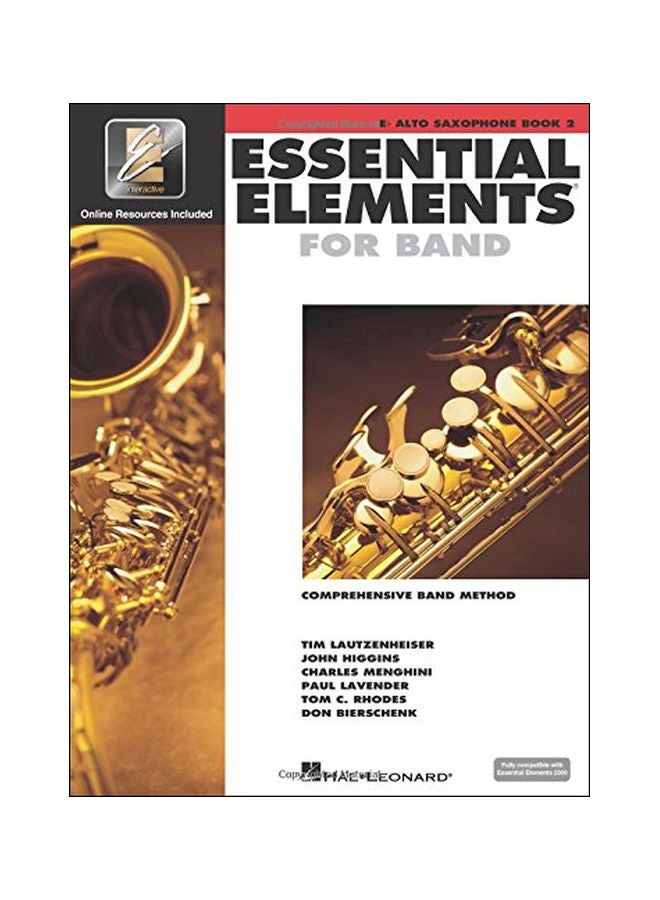 Essential Elements For Band : Comprehensive Band Method : Alto Saxophone Book 2