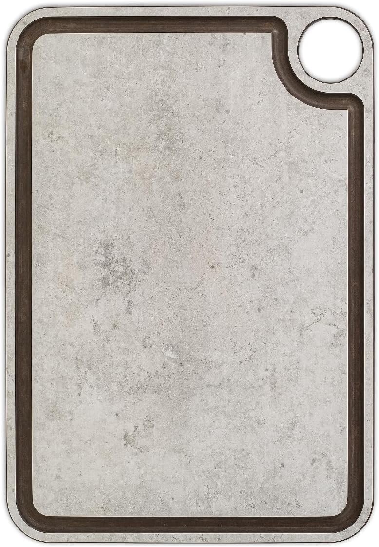 BS B&S Brown Cutting Board with Juice Channel and Hanging Hole 330x230mm Durable Kitchen Board for Chopping, Carving, and Food Prep Stylish and Functional - Image 2