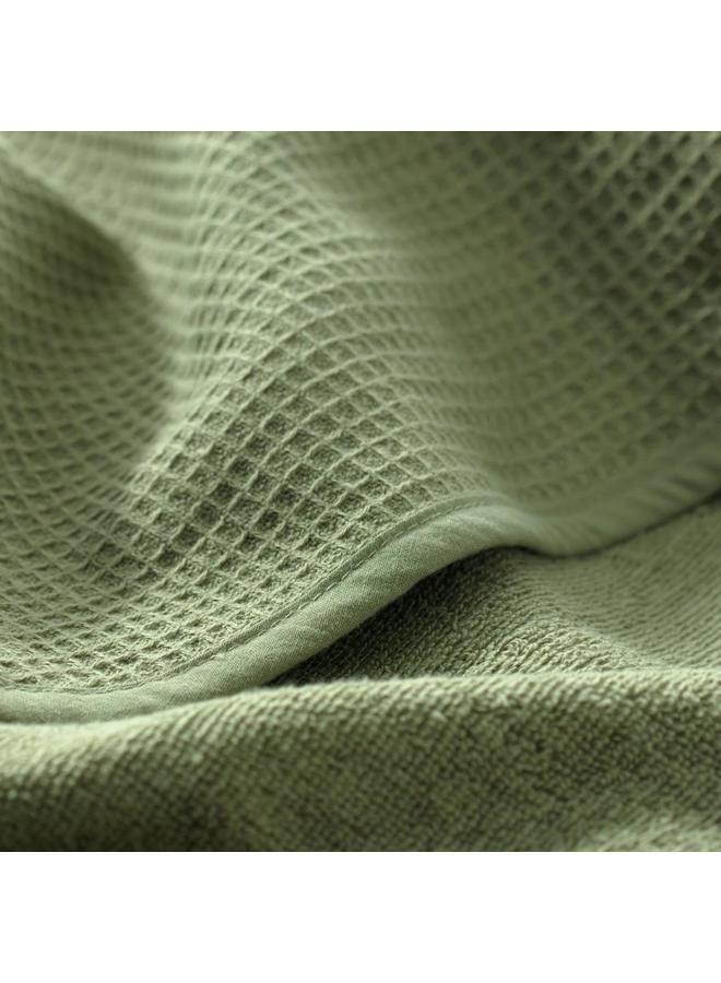 erorex Baby towel with hood, green, 60x125 cm - Image 2