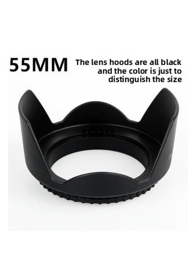 Generic Lotus Hood Universal Screw Can Be Buckled/58/62/67/72/77mm Other-Body Color:55MM  - Image 1