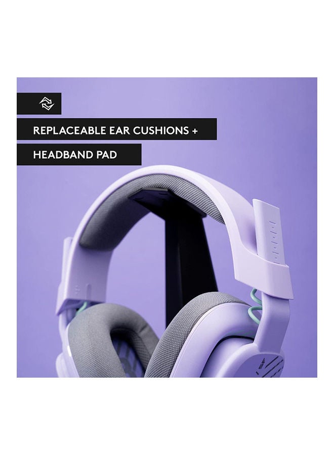 ASTRO A10 Asteroid Lilac PC Gaming Headset - Image 3