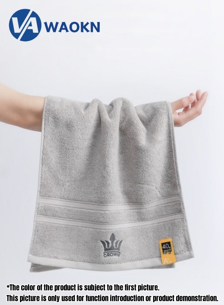 WAOKN 3 Pack Pure Cotton Towels for Family Water-Absorbent  Thick Towels 100% Cotton Thickened soft and comfortable - Image 2