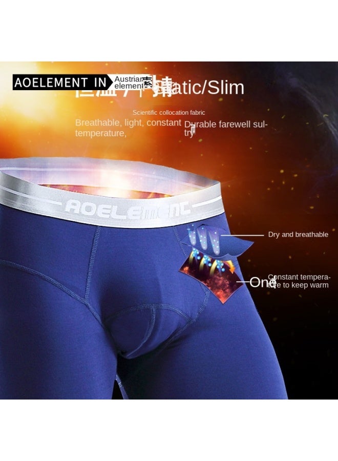 Austrian Element Men's Thin Thermal Pants Autumn Pants Men's Tight-fitting Underpants Men's Cotton Pants Men's Autumn And Winter Breathable Line Pants Leggings - Image 2