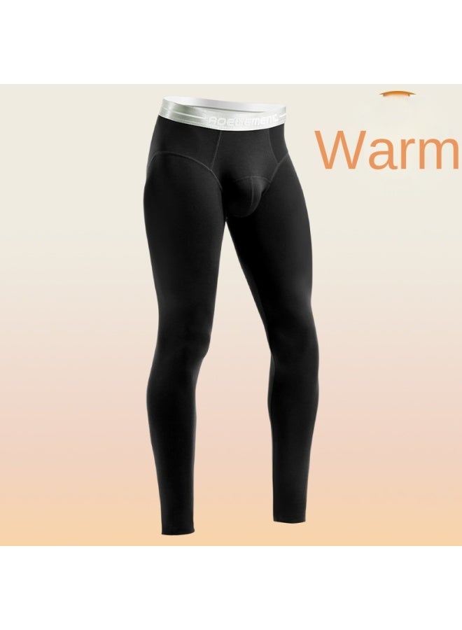 Austrian Element Men's Thin Thermal Pants Autumn Pants Men's Tight-fitting Underpants Men's Cotton Pants Men's Autumn And Winter Breathable Line Pants Leggings - Image 1