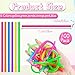 Zddaoole 100 Pcs Stretchy Fidget ToysMultiItem Party Favor Toy Colorful Sensory Noodle Strings - Image 4