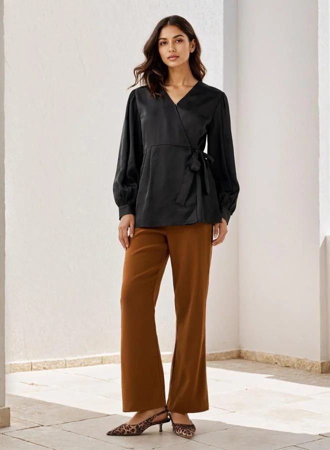 Splash FAV Flared Pants with Zip Closure
