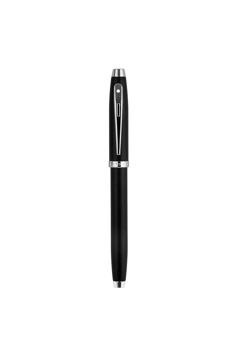 SHEAFFER Pen Sheaffer 100 E9317 Matte Black With Chrome Plated Trims Medium Fp - Image 3