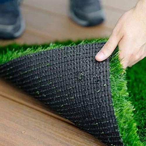 Status Contract Artificial Grass Mat for Outdoor Balcony Décor| (12x18cm)| Green Lawn Floor Carpet Living Room|Home and Kitchen Floor Mat|Outdoor Carpet Waterproof (Natural Green), Artificial Grass - Image 4
