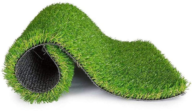 Status Contract Artificial Grass Mat for Outdoor Balcony Décor| (12x18cm)| Green Lawn Floor Carpet Living Room|Home and Kitchen Floor Mat|Outdoor Carpet Waterproof (Natural Green), Artificial Grass - Image 3