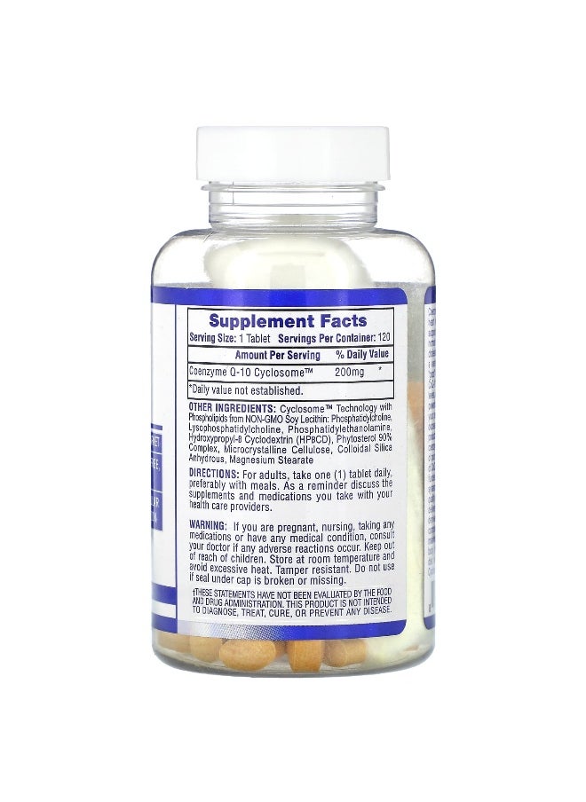 hi tech pharmaceuticals Hi Tech Pharmaceuticals, CoQ-10, 200 mg, 120 Tablets  - Image 2