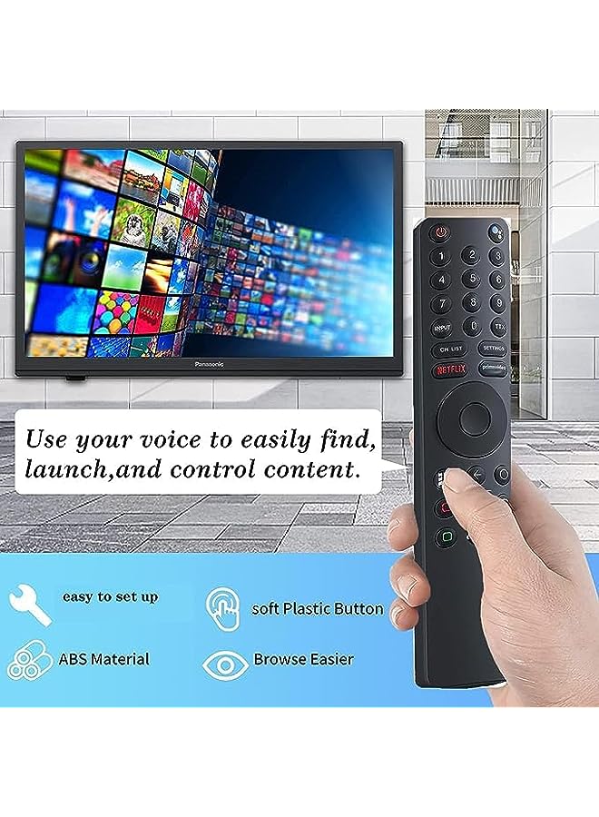Lelukee Replacement Remote Control for Xiaomi Mi TV 4S 4A Smart TV, Replacement Remote Control for Xiaomi Mi 4S 4A Smart TV with Bluetooth and Voice Control - Image 2