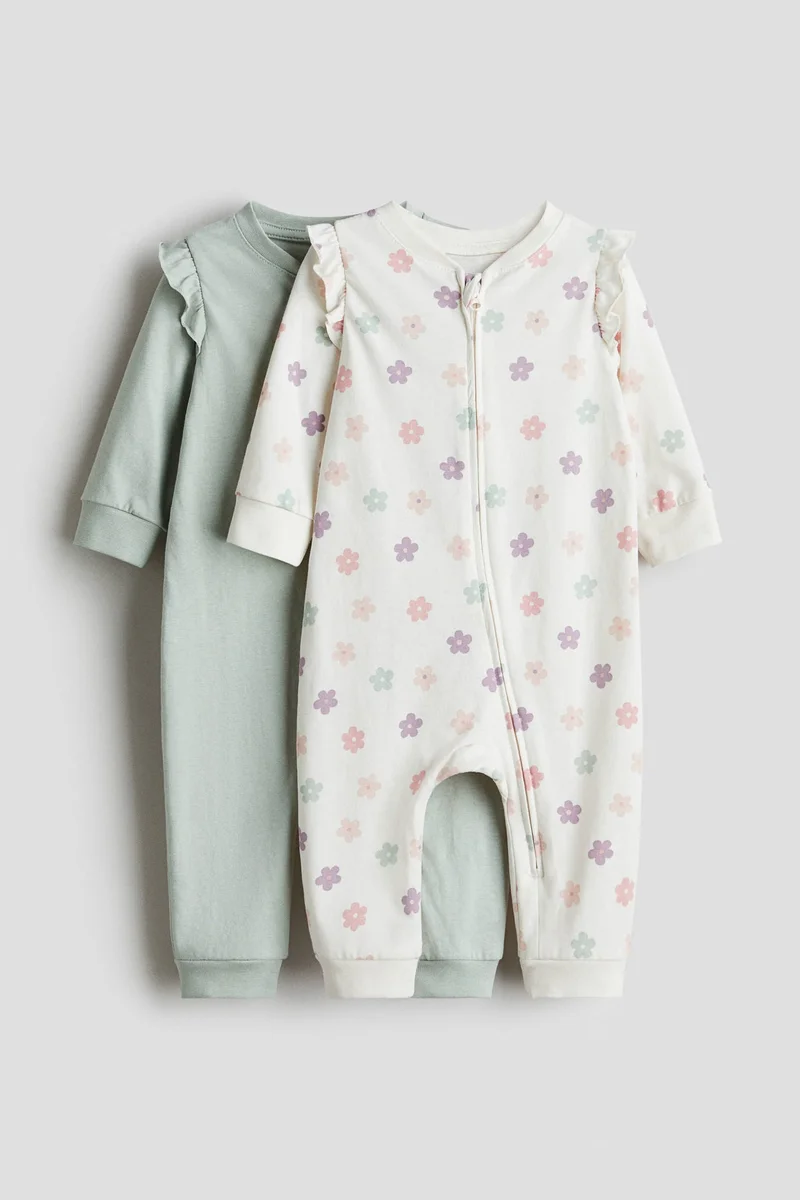 H&M 2-pack patterned cotton pyjamas