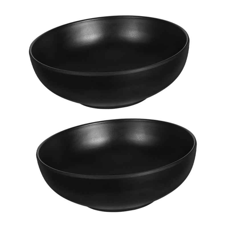 2Pcs Japanese Ramen Bowls 6 Inch Ceramic Instant Noodle Soup and Salad Bowls Versatile Kitchen Essential - Image 2