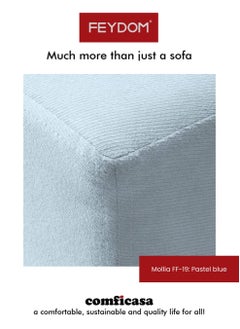COMFICASA FEYDOM Pebble Multifunctional beanbag :Mollia Pastel Blue  - Image 2