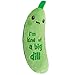 Catstages CrunchyPickleKickerCatToy Plush Crinkle Toy with Catnip and Dental Mesh 65 - Image 3
