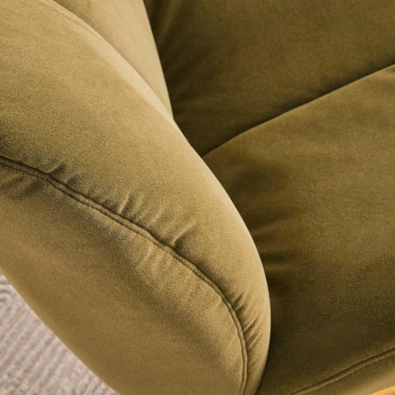 Pan Home CARINO SWIVEL ACCENT CHAIR WITH TABLE - GREEN - Image 3