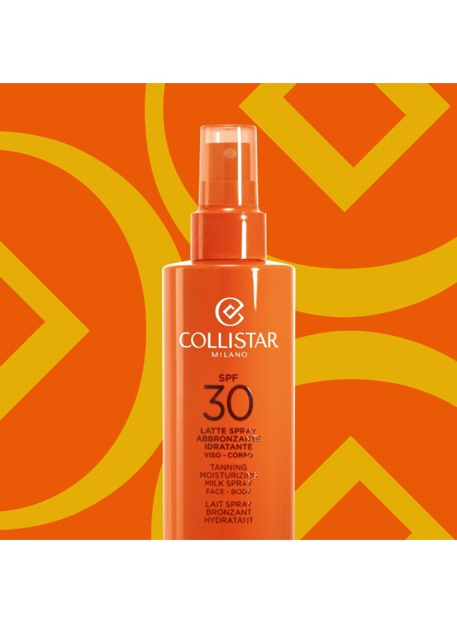 Collistar Tanning Moisturizing Milk Spray SPF30 200ml - Image 4