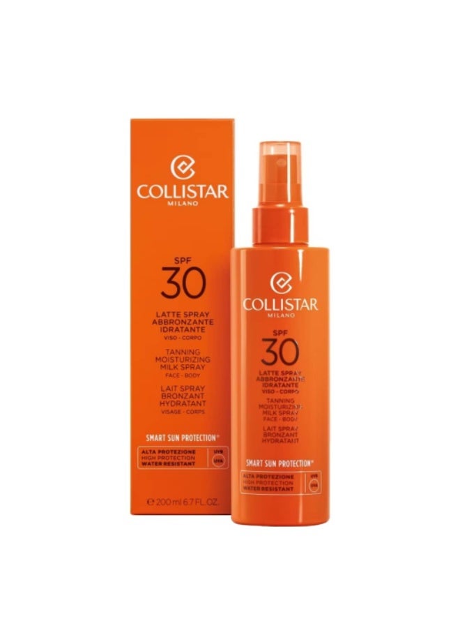 Collistar Tanning Moisturizing Milk Spray SPF30 200ml - Image 2