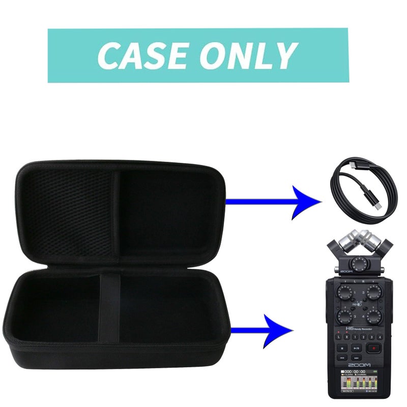 WERJIA Hard Carrying Case Compatible with Zoom H6 Portable Recorder - Image 5