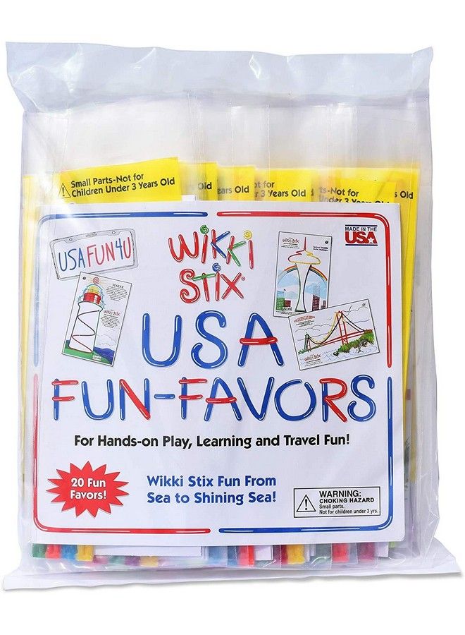 WikkiStix Usa Fun Paks, Travel Essential For Road Trips, Featuring Usa Landmarks And Locations, Made In Usa - Image 4