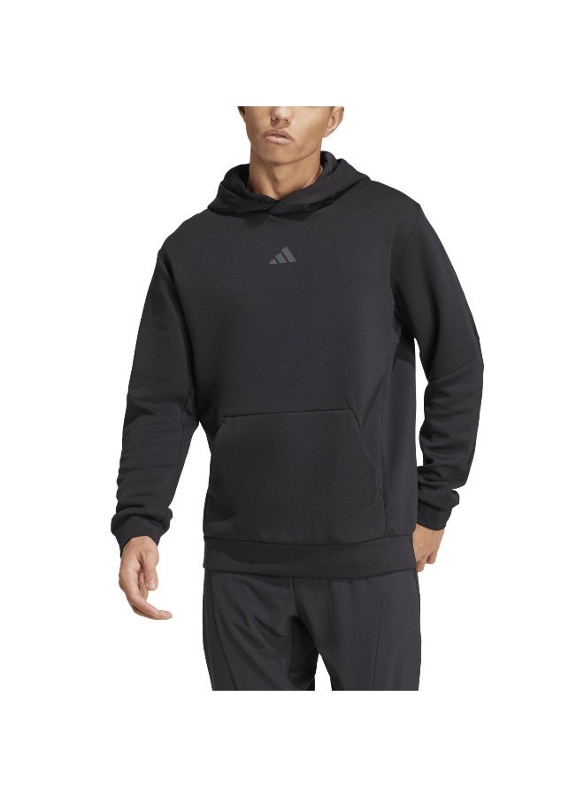Adidas D4T Hoodie Black Training Sweatshirts For Men XS - Image 3