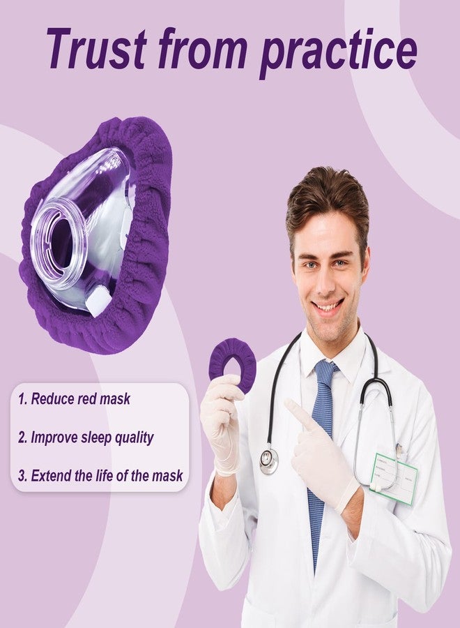NATAKU 6-Pack Medium CPAP' Mask Liners Compatible with F20 Full Face Masks Cushion, Reusable Comfort Cushioned Mask Cushion Covers, Absorb Facial Oils and Moisture to Improve Mask Wear Experience - Image 5